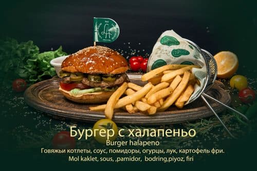 Burger halapeno